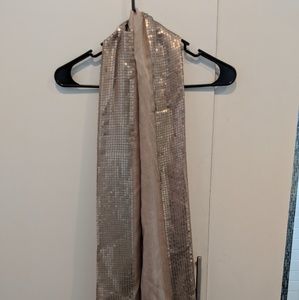Scarf with sequins